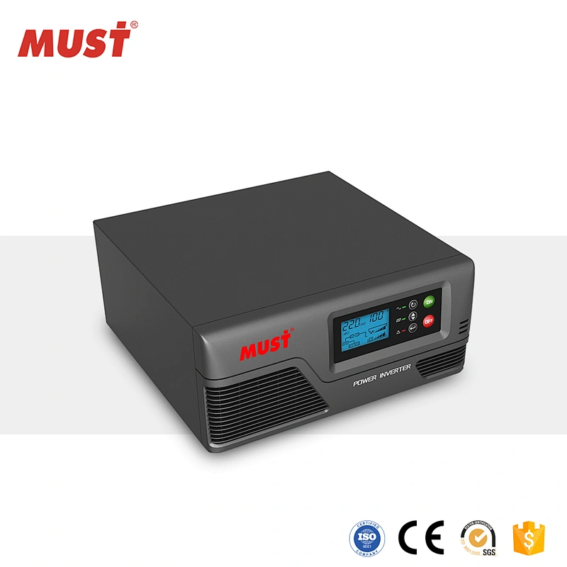 MUST 800w battery charger inverter 12v to 220v power voltage converter dc ac