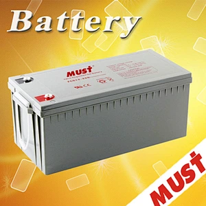 Must 12V Solar Power Batteries Deep Cycle Gel Batteries 12V250AH for solar power system & photovoltaic system