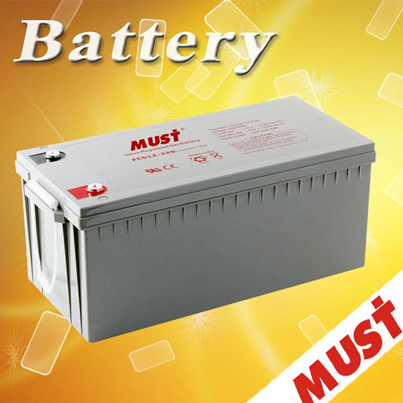 Must 12V Solar Power Batteries Deep Cycle Gel Batteries 12V250AH for solar power system & photovoltaic system