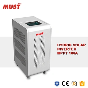< MUST  SOLAR>9000W MPPT 180A Charger on/off Grid Solar Hybrid Inverter