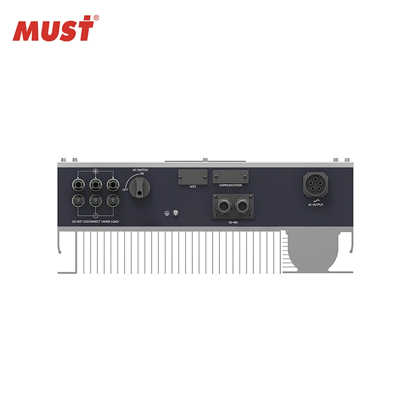 MUST On grid inverter 7kw 8kw 9kw 10kw 15kw pure sine wave inverter wifi communication falownik cena falownika