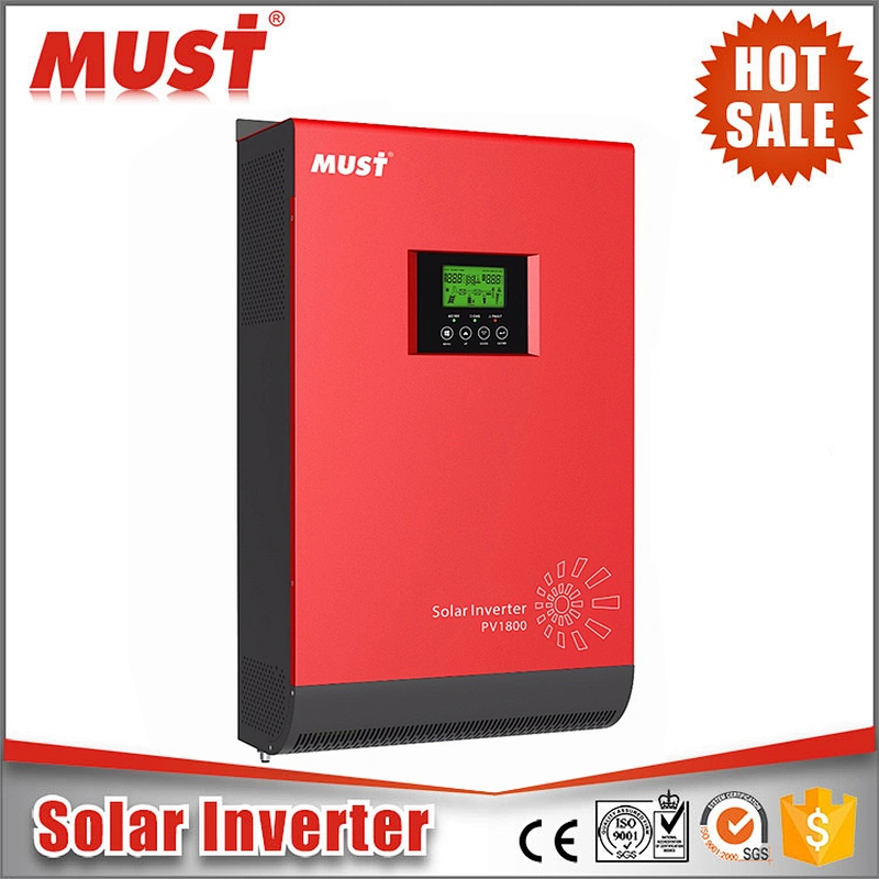 MUST NEW PV1800 100V DC panels 3kva 50A MPPT off grid hybrid solar inverter