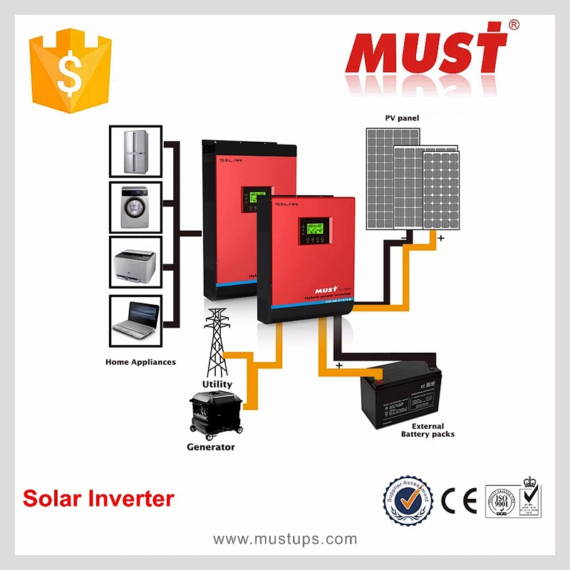 High Frequency Solar Power Inverter for Air Conditioner and Generator