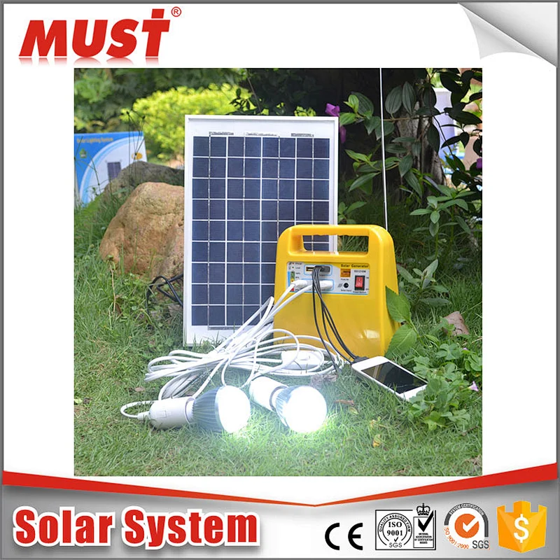 Hot Solar power systems Solar Home System for Lighting With Mobile Phone Charger