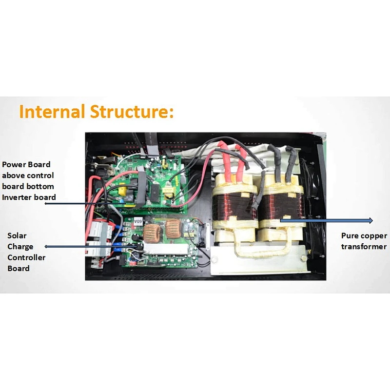 MUST POWER MUST SOLAR Circuit Diagram DC AC Solar Inverter 48V 10KW Pure Sinewave
