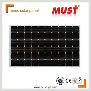 MUST solar system with 250W Monocrystalline price per watt solar panels For Home Use solar system