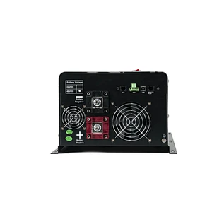 MUST hot  selling 4KW 24V to AC110V  split phase  solar hybrid inverter with 80A MPPT solar charge controller