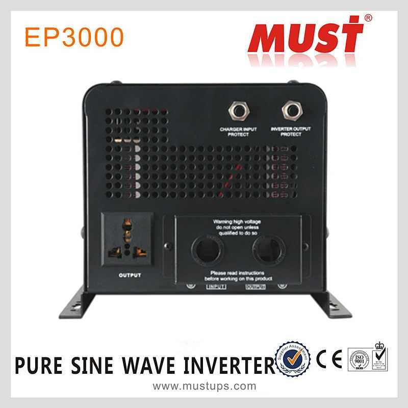 MUST 3000 watt pure sine wave ac inverter 12v to 240v