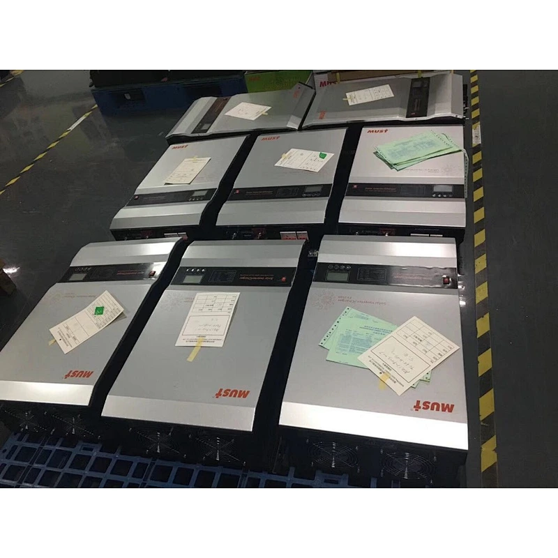 < MUST SOLAR>Pure sine wave solar inverter 8KW DC48V to AC230V solar inverter built-in 60A MPPT controller