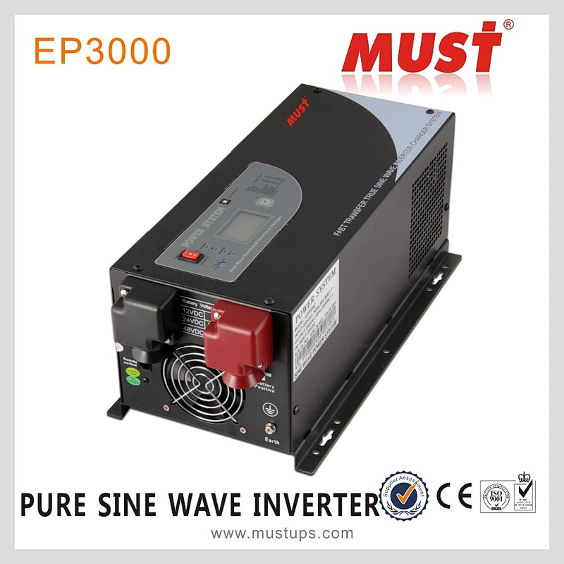 MUST Brand Low Frequency Off Grid Dc to Ac pure sine wave inverter with toroidal transformer