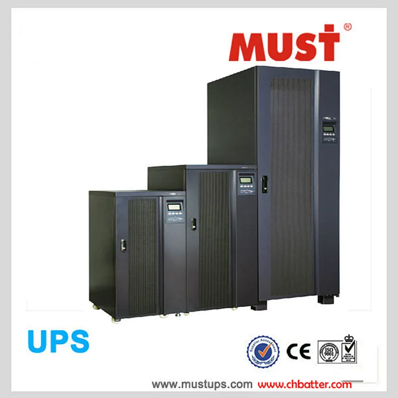MUST high capacity ups 3 phase online with pfc silicon rectifier module igbt inverter