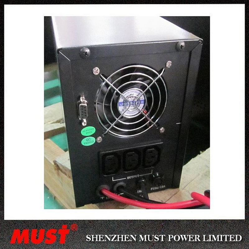 lcd pure sine wave ups 800va 500w 230vac low frequency with RS232 ups power supply