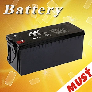 Must best supplier MUST Lead Acid Deep Cycle Gel 12V 260AH Offer 3KWH Utility Gel Battery