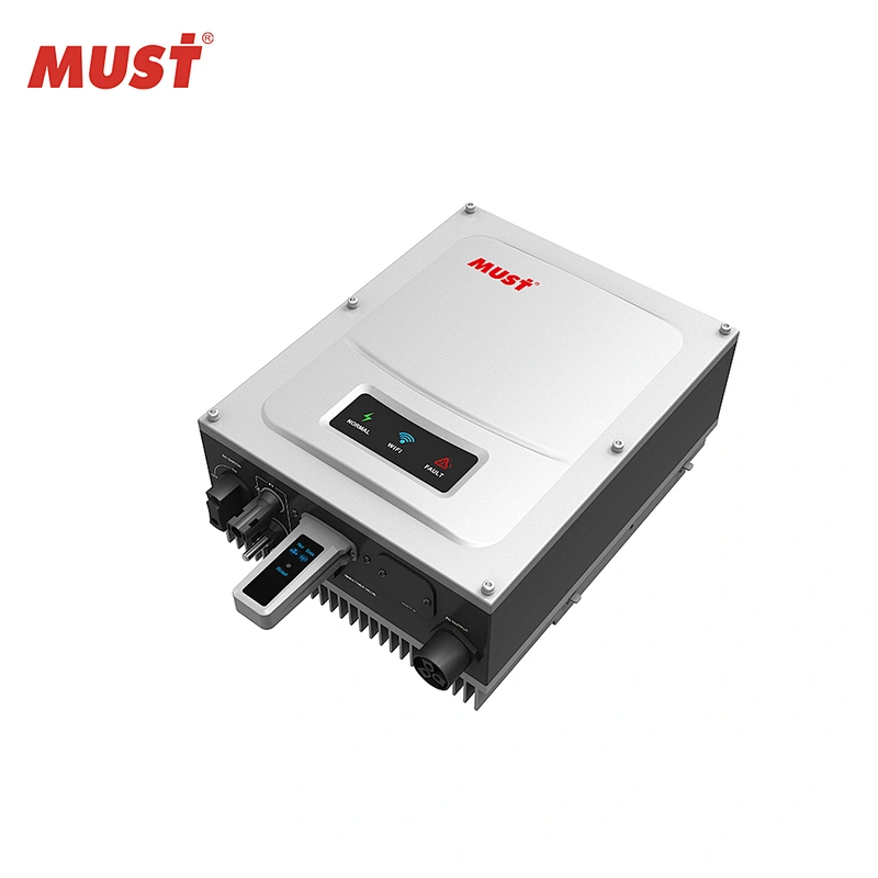 MUST Shenzhen factory Grid tie inverter 3KW 48V dc to 230v inverter work without battery Made in China price