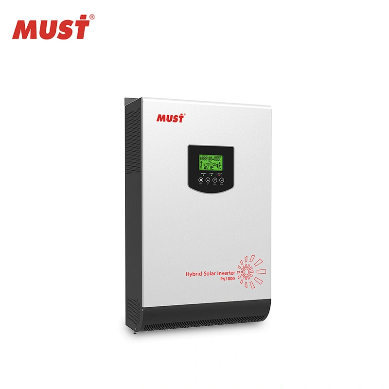 MUST PV1800 Solar Inverter 3KVA 24VDC 220VAC With PWM Controller pure sine wave inverter inversor  onduleur