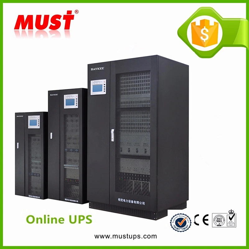 MUST POWER MUST SOLAR 100% Unbalanced Load Cold Start Function Online UPS 20KVA 30KVa 40KVA UPS power supply for data center