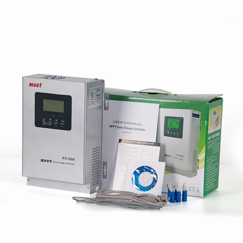 Must Factory New design solar product 48V 40A 60A lifepo4 mppt solar charge controller made in China