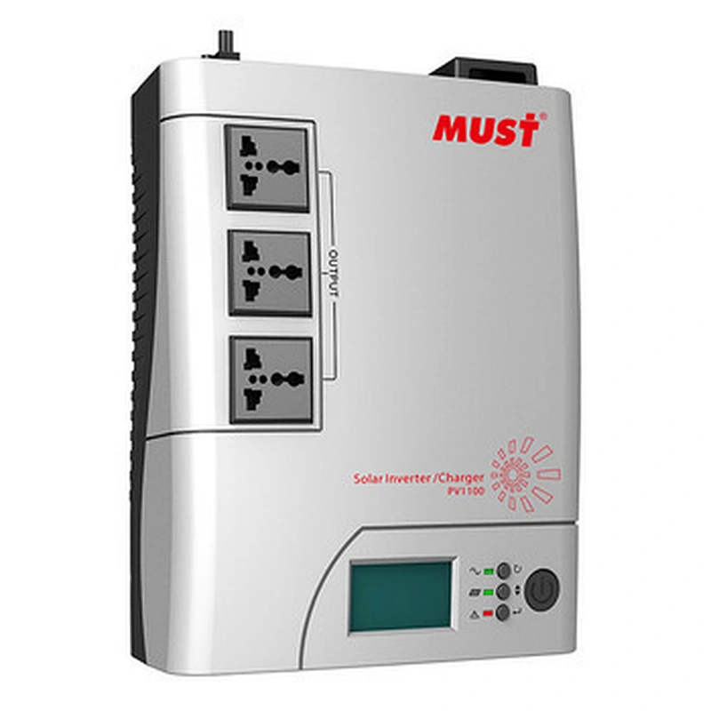 PV1100 PLUS 1.2KVA 2.4KVA Hybrid Solar Inverter DC to AC Solar Power Inverter 12V 24 V solar energy systems