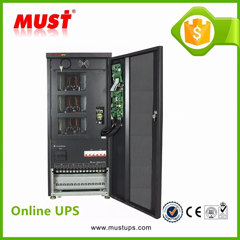 MUST 30KVA High Frequency Online UPS PCB Double Conversion Three Phase Online UPS