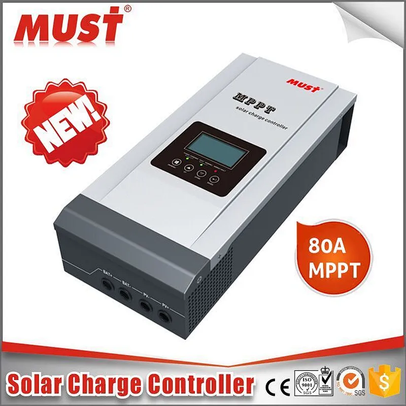 MUST POWER < MUST SOLAR> Solar system 12/24/48V auto work 80A MPPT solar charge controller for solar system