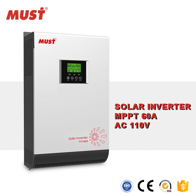 < MUST  solar solar>1000W off grid solar Inverter Waterproof IP67 110v solar micro inverter 1000W