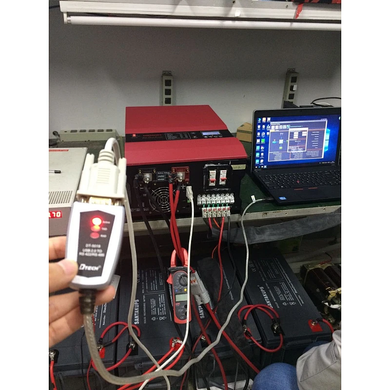 High frequency solar inverter with 4KW/5KW/6KW rated power with 80A charger controller in-built