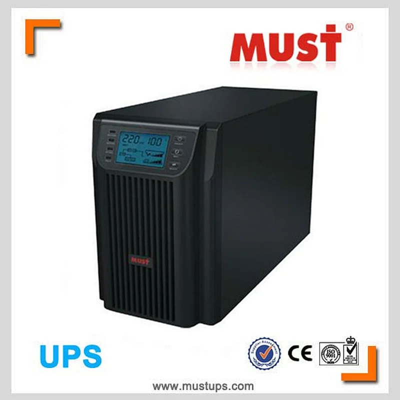Long run model 1kva/2kva/3kva online ups need connect with external battery UPS power system