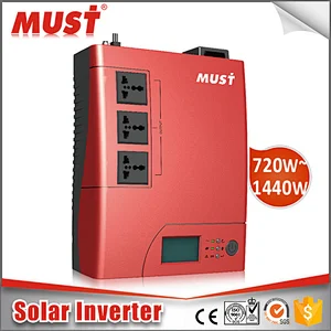 PV1100 PLUS 1.2KVA 2.4KVA Hybrid Solar Inverter DC to AC Solar Power Inverter 12V 24 V solar energy systems