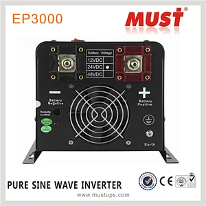 MUST 3000 watt pure sine wave ac inverter 12v to 240v