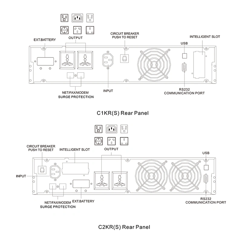 желідегі UPS MUST High Frequency Online UPS Single In Single Out UPS 1-10kva ups 3U design inversor  onduleur