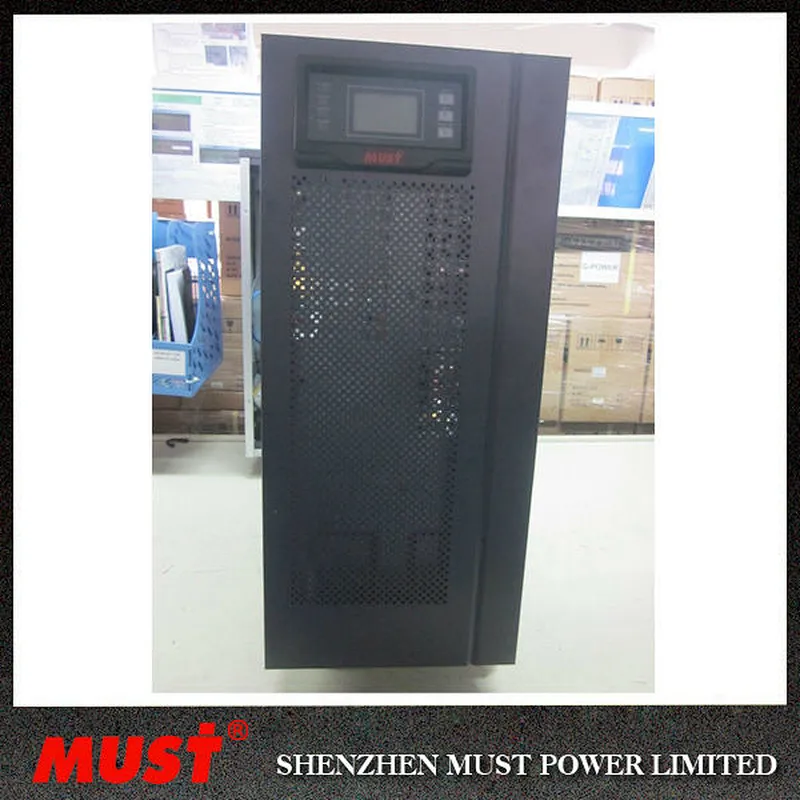 желідегі UPS MUST 10KVA ups battery management system with battery inside online UPS system