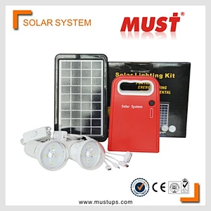 Mobile Portable Solar System with Optional MP3 Player and Radio Function