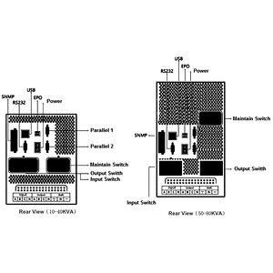 MUST High frequency three phase Automatic and manual bypass UPS IGBT technology UPS 20kva to 40kva Интернеттегі жоғ