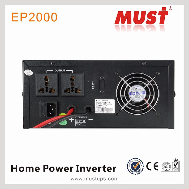 EP2000series low frequency sine wave must power jack inverter with portable and tower type shell