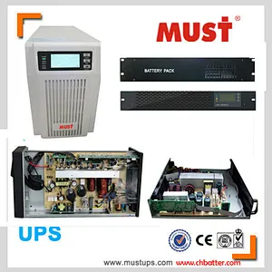 MUST ups power 1kva high frequency online with transformer-less igbt technology inverter
