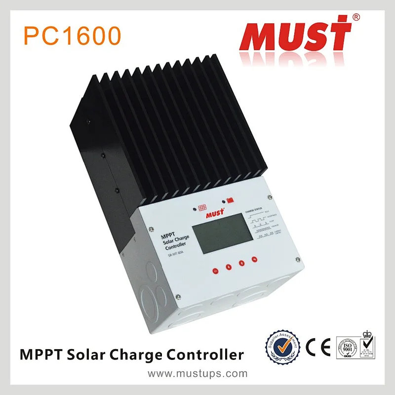MUST Solar System Connection Power DC Load 60A MPPT Solar Controller