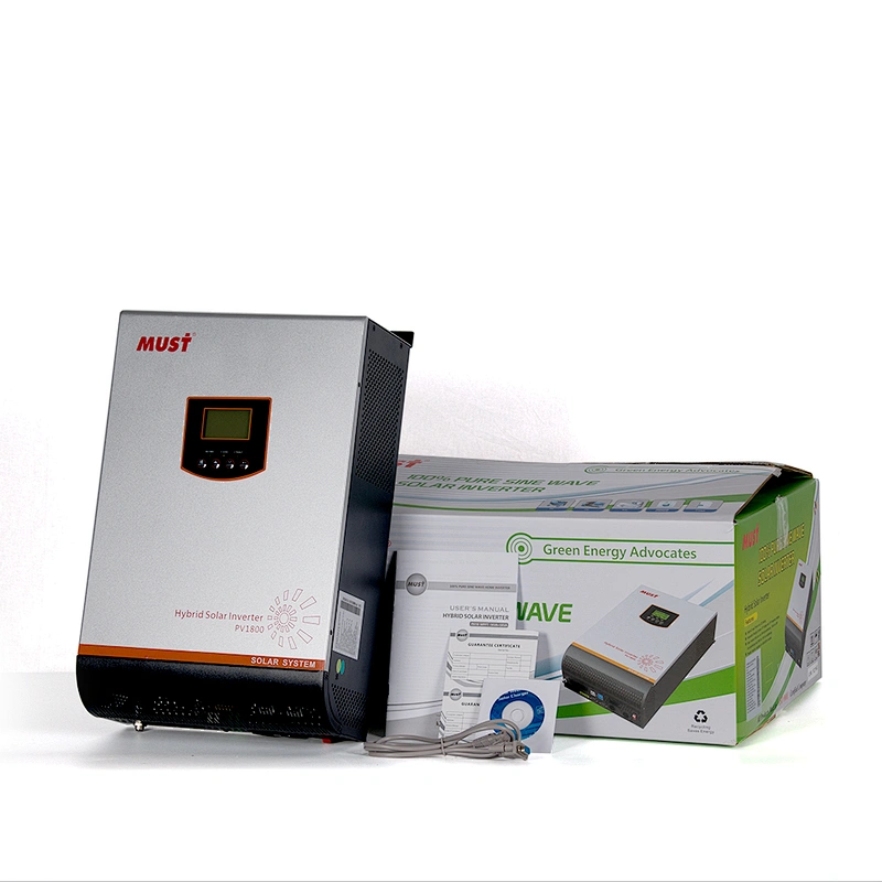 MUST Mppt 80A Solar Power Inverter 3kw 5kw with Mobile App