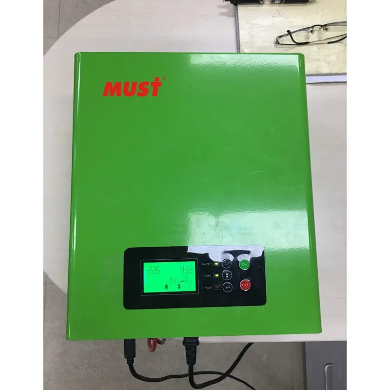 MUST PWM charger inverter 12v dc to 220v ac battery inverter 1kva to 2kva