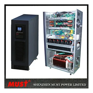 MUST cpu control dsp tech integrated Euro design 192vdc 240vdc built-in isolation transformer ups 10kva