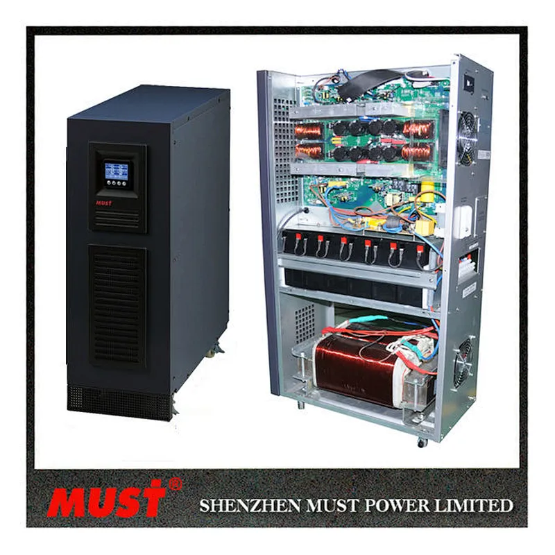 MUST cpu control dsp tech integrated Euro design 192vdc 240vdc built-in isolation transformer ups 10kva
