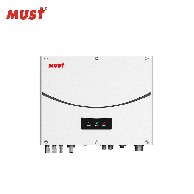 MUST 380V high efficiency OEM pure sine wave Three Phase solar power on Grid tie string inverter 15000W