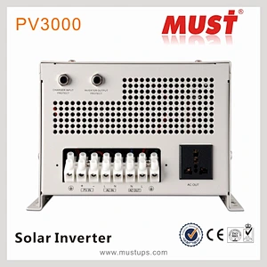 MUST POWER Solar Inverter Reviews 3KW 2KW 1KW 12V 24V 48VDC AGS Generator Function for home solar system