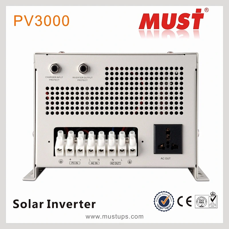 MUST POWER Solar Inverter Reviews 3KW 2KW 1KW 12V 24V 48VDC AGS Generator Function for home solar system
