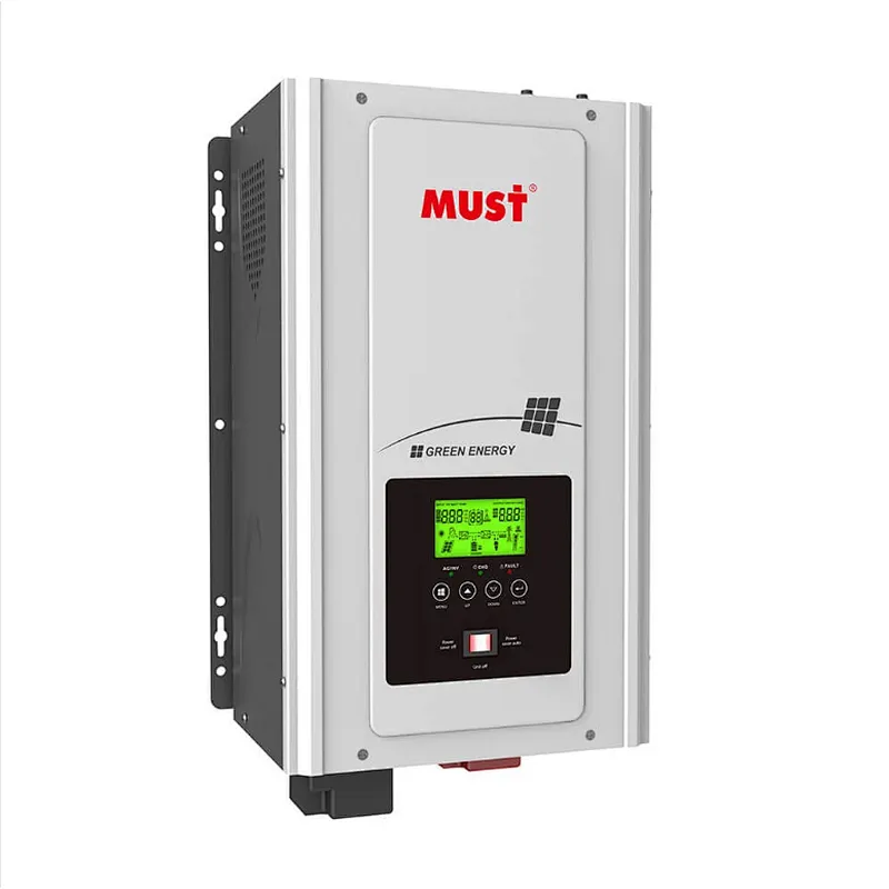 MUST  12v 24v 220v 10000 watt pure sine wave  power inverter with battery charger