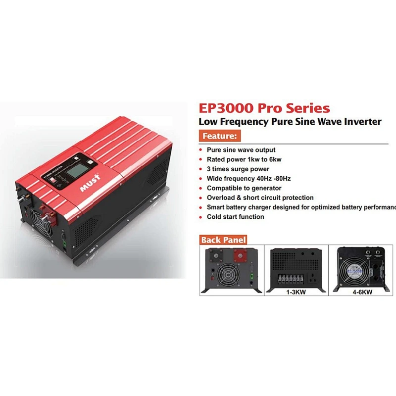 10000 Watt Inverter Pure Sine power inverter with UPS