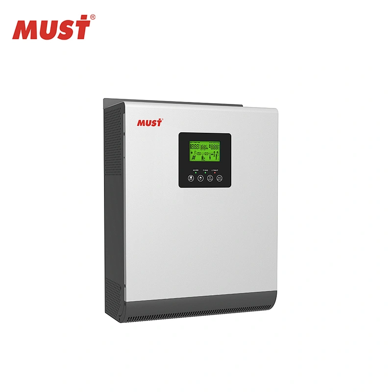 MUST hybrid solar inverter with mppt charge controller 3000W 24V grid tie inverter 3Kw