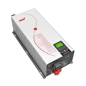 MUST pure sine wave   hybrid solar inverter 5kw