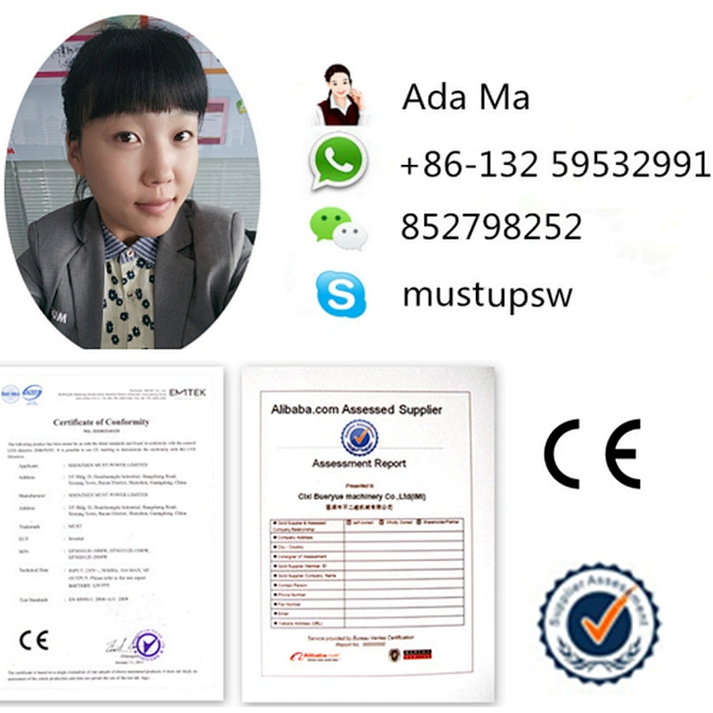 Must best supplier MUST Lead Acid Deep Cycle Gel 12V 260AH Offer 3KWH Utility Gel Battery