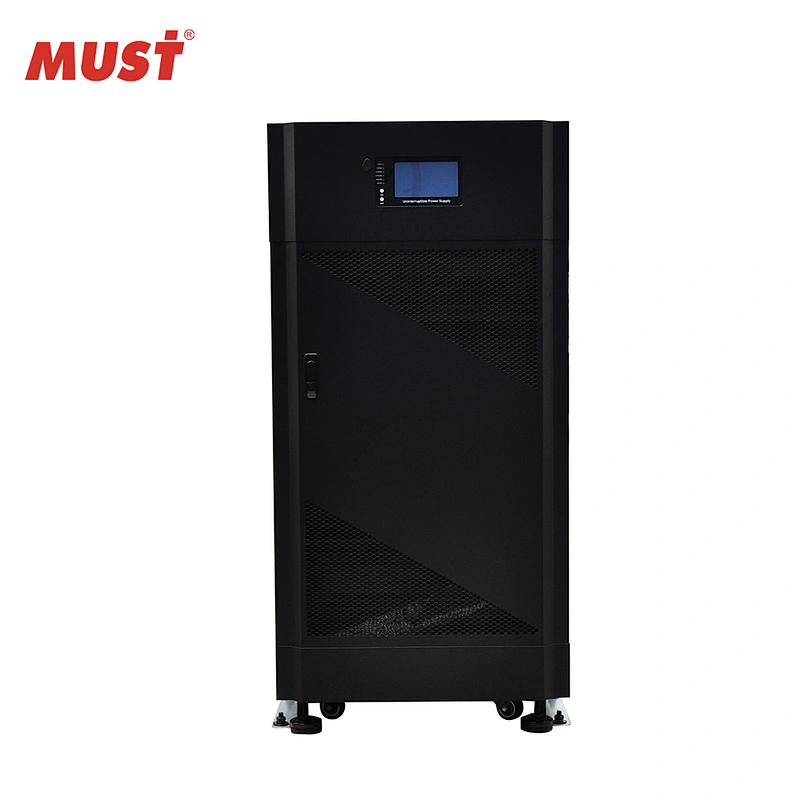 MUST Low frequency online UPS 20KVA 30KVA 40KVA 60KVA 80KVA with 380V AC pure sine wave output