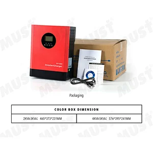 MUST Brand 5KW Hybrid Solar Inverter for Home